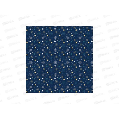 Бумага упаковочная MI Зимний вайб (1л,70*100см,5диз в ш/б) УБ-6148