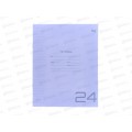 Тетрадь 24л лин. BG UniTone mix пластик. обл.прозрач. 08960 *10