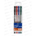 Набор гелевых ручек Workmate, 4цв, 0,5мм, в PVC пенале, 14-3467  *24