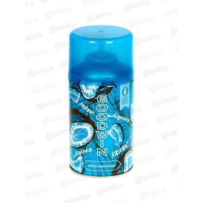 GOODWIN освежитель 250мл Кокосовая вода, запасной баллон*12