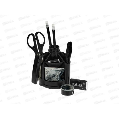 Набор настольный канцелярский, 11 пред., вращающийся, 14-1617 Набор настольный канцелярский, 11 пред., вращающийся, 14-1617