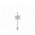 Подвеска "Снежная королева" 18см серебро 259-256