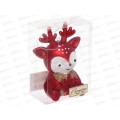 Елочная игрушка Веселый олененок 8*11,5см красный 916-1627