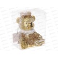 Елочная игрушка Милая медведица&quot 7,5*9,5см шампань 916-1668