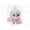 Елочная игрушка Чудной пингвин 7*10см розовый 201-4695
