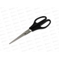 Ножницы Workmate 170мм, пластиковые чёрные ручки, 14-3703  *24/240