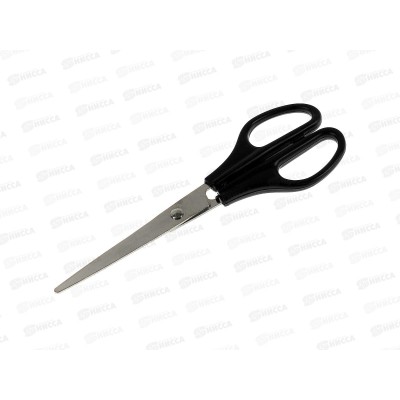 Ножницы Workmate 180мм, пластиковые чёрные ручки, 14-6380  *48/144