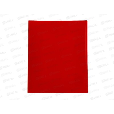 Папка на 4-х кол. 27мм А4 Workmate 450мкм, красный, 15-6096 *14