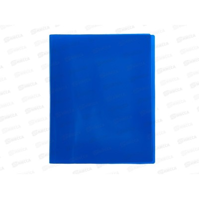 Папка на 4-х кол. 27мм А4 Workmate 450мкм, синий, 15-6097 *14