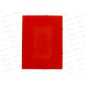 Папка на резинке Workmate А4, 500мкм, красная, 15-6099  *60