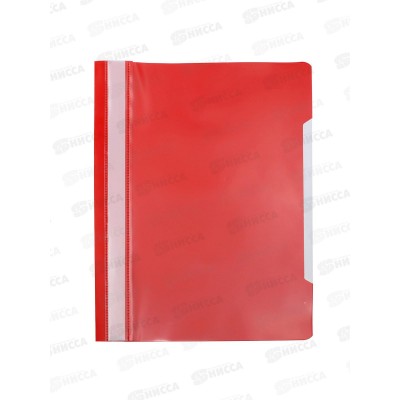 Скоросшиватель Workmate A4 180мкм, красный, 15-6218  *20/200