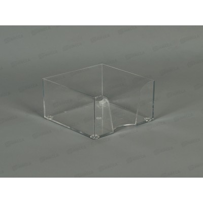 Подставка для бумажного блока Workmate 90х90х50мм, прозрачная, 15-1319 *60 Подставка для бумажного блока Workmate 90х90х50мм, прозрачная, 15-1319 *60