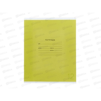 Тетрадь 12л клетка ПандаРог, плас. прозр. обложка, желтая, 15-7875 *120 Тетрадь 12л клетка ПандаРог, плас. прозр. обложка, желтая, 15-7875 *120