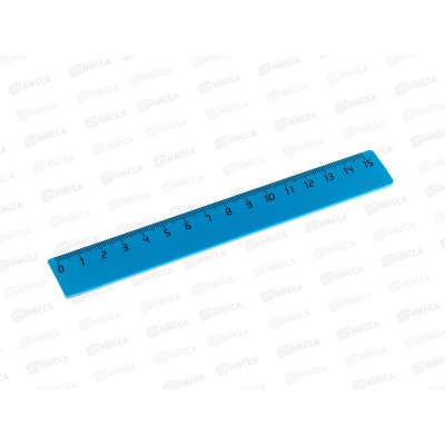 Линейка 15см Workmate флюоресцентная, 4цв., 15-0738 *1400