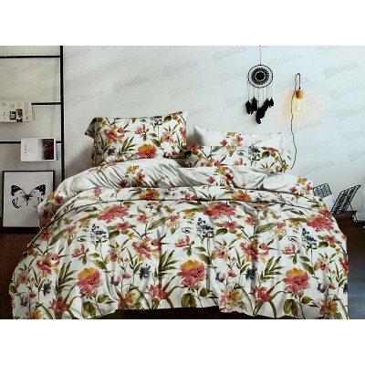 Комплект постельного белья 2,0сп полисатин с европростыней 23050341-10
