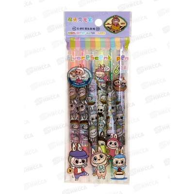 Маркер MAZARI Зубастик текст., 2-сторон 6цв., М-4615  *48 Маркер MAZARI Зубастик текст., 2-сторон 6цв., М-4615  *48