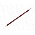 Карандаш ч/г deVNTE НВ 2мм, корпус черно-красный  5032321 *12