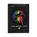 Папка на рез. deVente Its Game Time  А4 400 мкр 3070203 *12