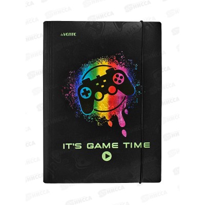 Папка на рез. deVente Its Game Time  А4 400 мкр 3070203 *12