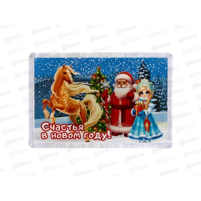 Магнит акриловый Лошадь нг2026 нг26-м5-002