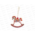 Подвеска на елку дерево Лошадь НГЛ-ПЦД-007 Подвеска на елку дерево Лошадь НГЛ-ПЦД-007
