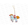 Подвеска на елку дерево Лошадь нг-ПЦЩ-002 Подвеска на елку дерево Лошадь нг-ПЦЩ-002