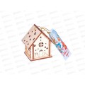 Подвеска на елку дерево Домик с подсветкой 47*57*70мм НГ-ПД1-001 Подвеска на елку дерево Домик с подсветкой 47*57*70мм НГ-ПД1-001