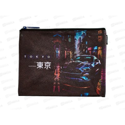 Папка д/тетр. deVente Label.Tokyo Drift А5 молния, иск.кожа 8053529 *1