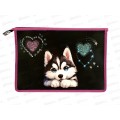 Папка д/тетр. deVente Cute Husky A4 молн., с расширением 8056542 *12
