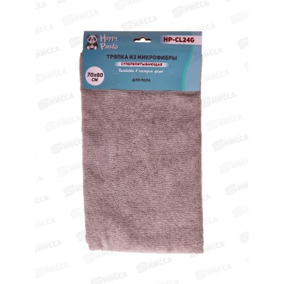 Тряпка для пола HP-CL24G микрофибра 70*80см Серая *80