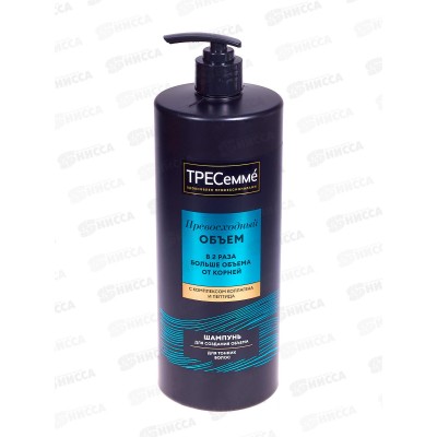 Tresemme шампунь 1000мл для волос Превосходный объем *6