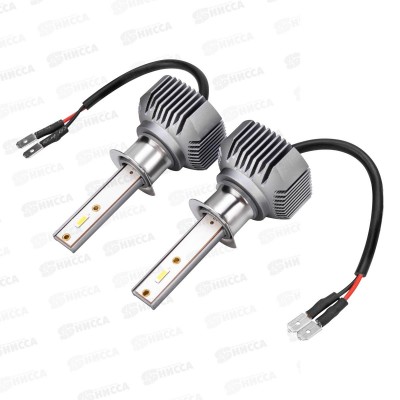 Лампа авто H1 P14,5s 12/24В 18Вт 4000Лм радиатор 6000К ФОТОН (V2) комплект 2шт, S08701043 Лампа авто H1 P14,5s 12/24В 18Вт 4000Лм радиатор 6000К ФОТОН (V2) комплект 2шт, S08701043