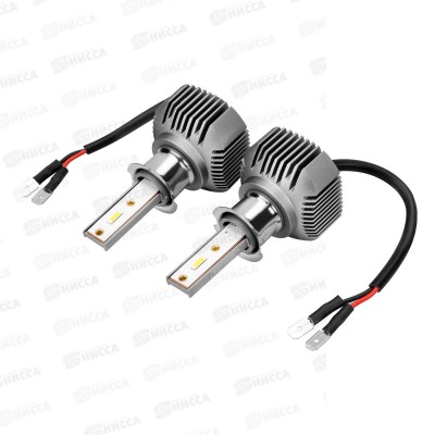 Лампа авто H3 PK22s 12/24В 18Вт 4000Лм радиатор 6000К ФОТОН (V2) комплект 2шт, S08701045