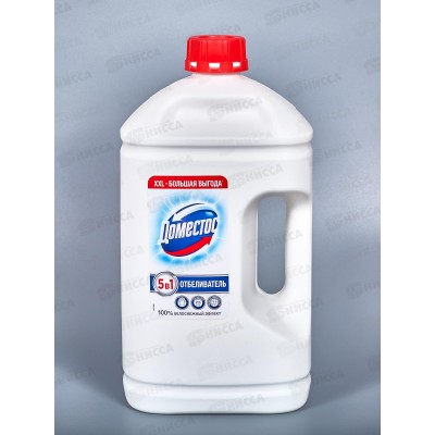 ДОМЕСТОС Гель 2,5л Белоснежный 5в1 отбеливатель