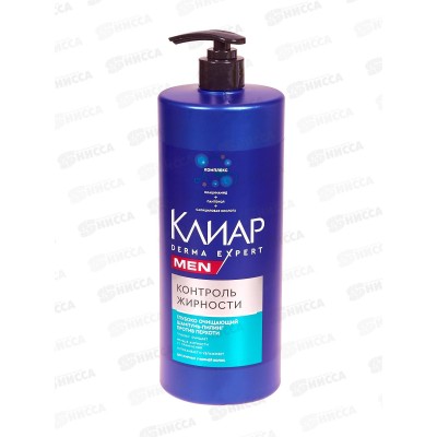 CLEAR шамп. 1000мл Контроль жирности *6