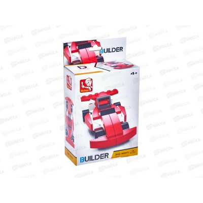 Конструктор М38-В0597D Гоночная машина, 38 дет. в/к