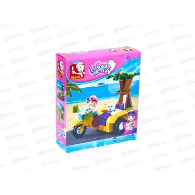 Конструктор М38-В0600С Прогулка по пляжу, 67 дет. в/к