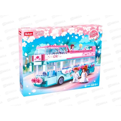 Конструктор М38-В0769 Свадебный автобус, 379 дет. в/к