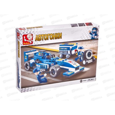 Конструктор М38-В0351 Формула 1. Мини Гонщик, 196 дет. в/к