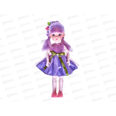 Кукла 30см, 3020616 с аксессуарами, ручки и ножки шарнирные в/к