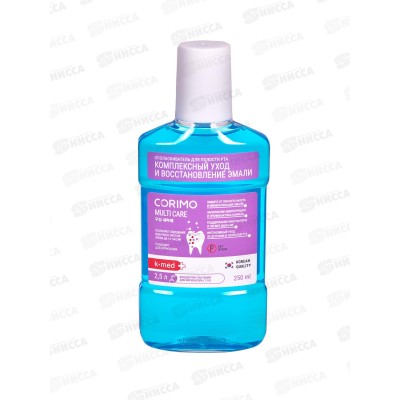 Corimo Ополаскиватель для полости рта Комплексн уход и восст эм 250мл Corimo Ополаскиватель для полости рта Комплексн уход и восст эм 250мл