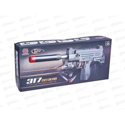 Автомат &quotУзи&quot с лазером, стреляет гелевыми пулями, 9801170