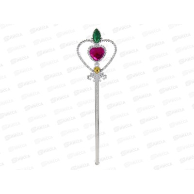 Волшебная палочка 31-32см пластик 4 дизайна  341-220