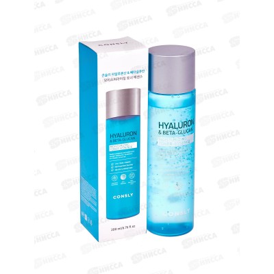 Consly Тонер-эссенция Увлажняющий с гиалурон кислотой и бета-глюканом 200мл Consly Тонер-эссенция Увлажняющий с гиалурон кислотой и бета-глюканом 200мл