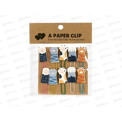 Скрепки MAZARI декор. Лапки 3,5*0,7мм. 10шт. М-1543 *12/120