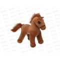 Лошадка мягкая 25см полиэстер 3 дизайна 394-563 Лошадка мягкая 25см полиэстер 3 дизайна 394-563