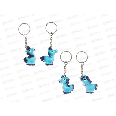 Брелок лошадка 4см полистоун 4 дизайна   705-014