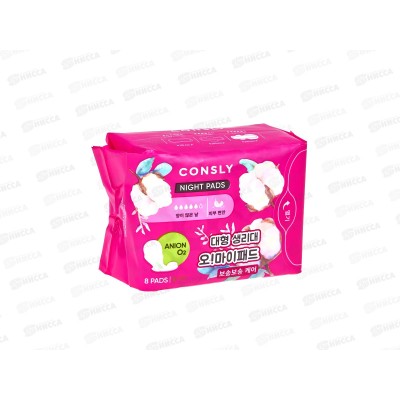 Consly Ночные гигиенические прокладки On! My Pads 8шт 710620 Consly Ночные гигиенические прокладки On! My Pads 8шт 710620