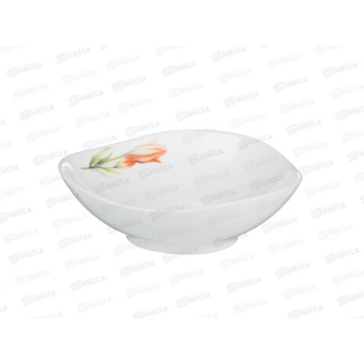 Салатник 400мл Лилия, треугол. форма, MILLIMI, 818-330 г Салатник 400мл Лилия, треугол. форма, MILLIMI, 818-330 г