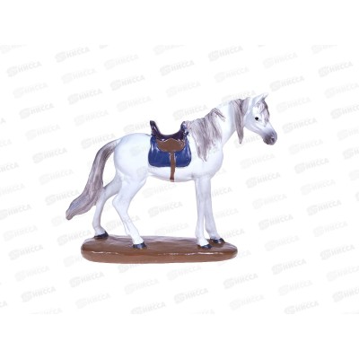 Сувенир "Лошадь белая с седлом" НГ 14*4*12см 10875225